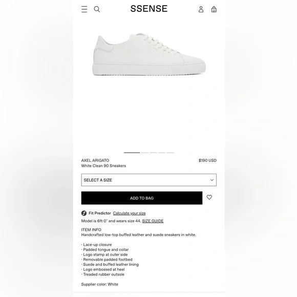 Axel Arigato Sneakers size 13 leather shoes​ - Picture 9 of 9